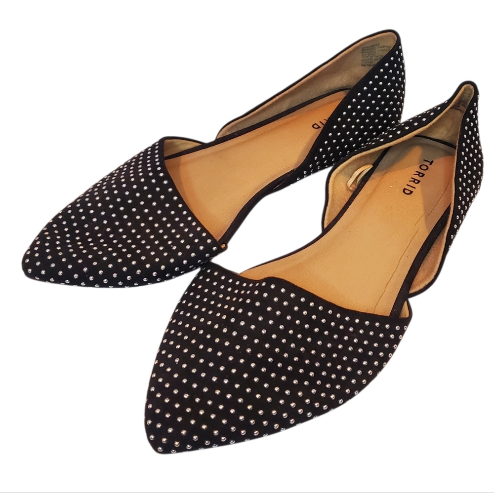 Torrid Studded Pointed D'Orsay Flat 13WW